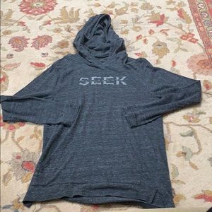 Light weight Long-sleeve Tee Hoodie
